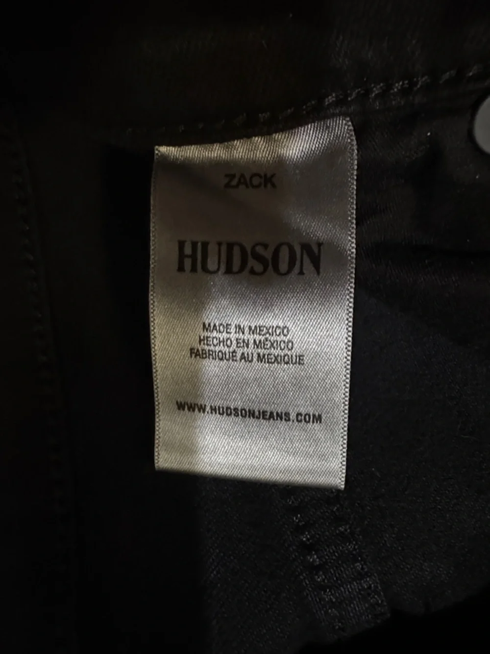 Hudson Jeans Zack Skinny Fit - Black